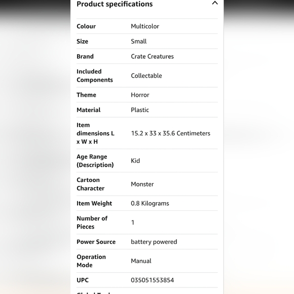 Crate Creatures Surprise Big Blowout Croak Animated Interactive Toy 8" Tall. - Picture 7 of 8